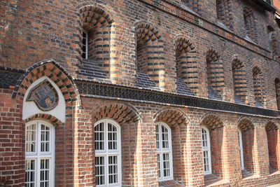 Low angle view of historical building