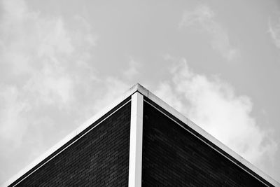 Low angle view of building against sky