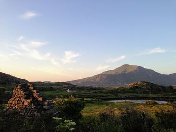 Scenic view of landscape against sky