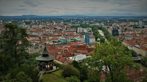 Cityscape against sky