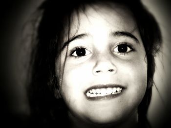 Close-up portrait of cute boy