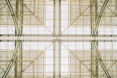 Low angle view of ceiling of building