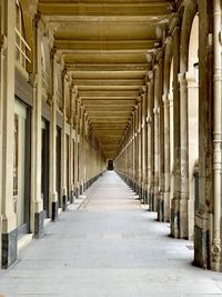 View of corridor of building