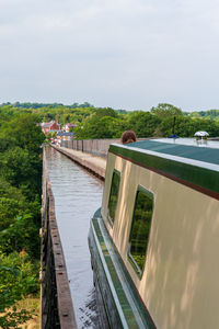 Scenic view of river against sky