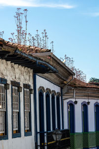 Low angle view of building against sky