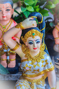 Close-up of buddha statue