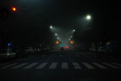 City street at night