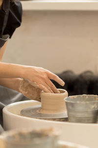 Man working in kitchen