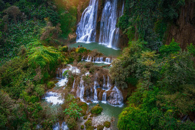 Tee lor su waterfall in thailand at the tropical forest , umphang district, tak province, thailand