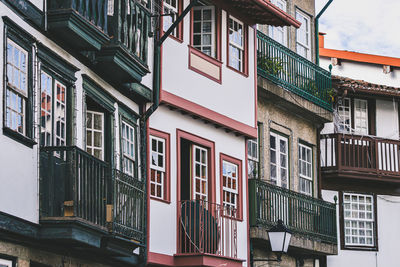 Low angle view of residential building