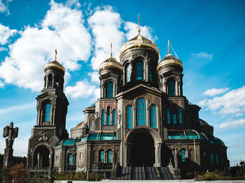 Low angle view of building against sky