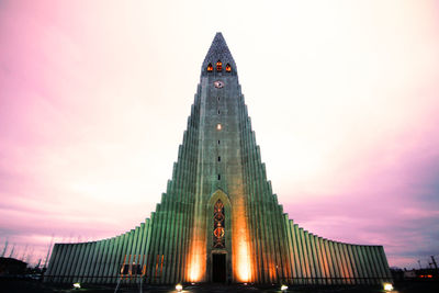 Low angle view of a temple