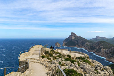 Panoramic view of sea against sky