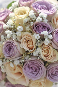 Close-up of rose bouquet