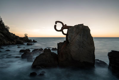 Sea water peine del viento