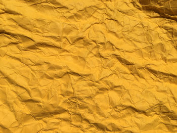 Full frame shot of yellow paper