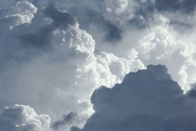 Low angle view of clouds in sky