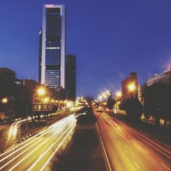 City street at night