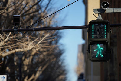 Pedestrian signals on japanese roads that light up blue