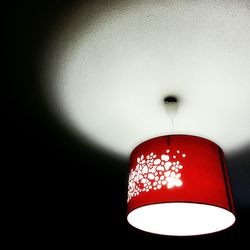 Light bulb on wall