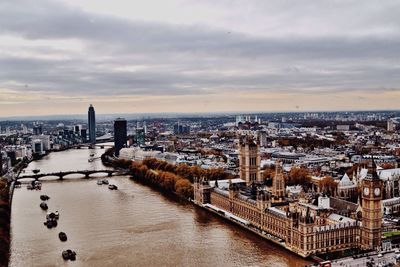 City skyline against sky