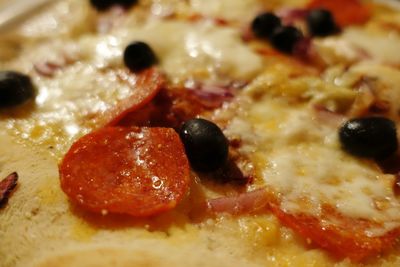 Close-up of pizza