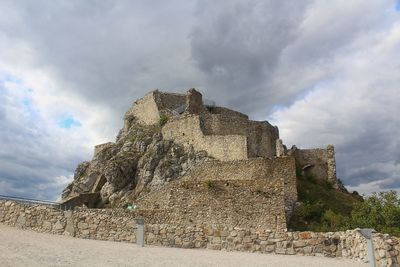 Ruins of devin castle in slovakia 