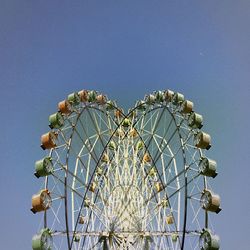 Low angle view of ferris wheel