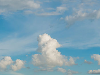 Low angle view of clouds in sky