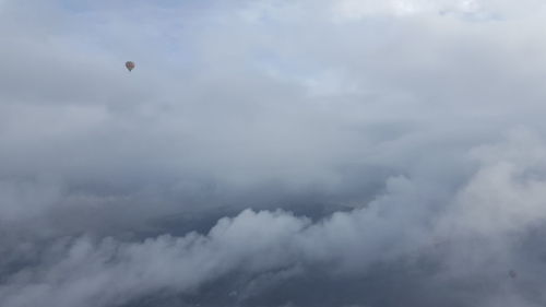 Low angle view of clouds in sky