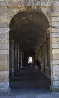 Corridor of historic building