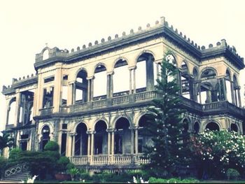 Low angle view of historical building