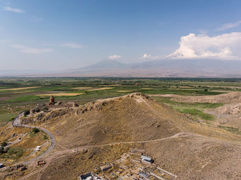 Scenic view of landscape against sky