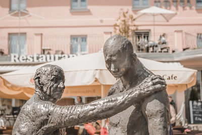 Close-up of statue