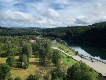 Scenic view of landscape against sky