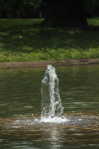 View of waterfall