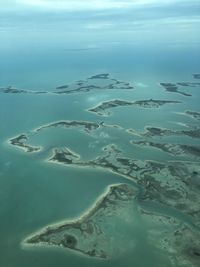 Aerial view of seascape