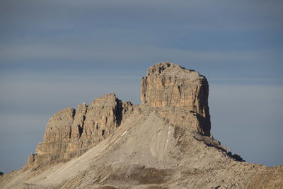 Scenic view of mountain against sky