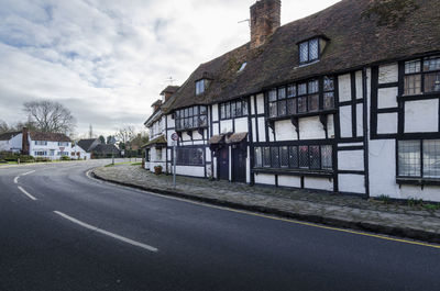 Timber framed houses in biddenden high street