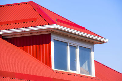 Low angle view of building against sky