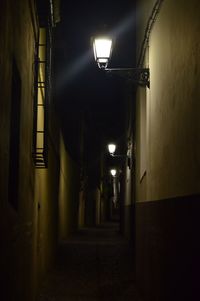 Illuminated corridor