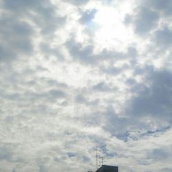Low angle view of cloudy sky