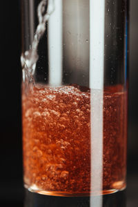 Close-up of drink on table