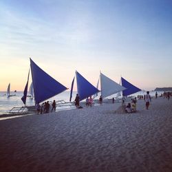 View of beach against sky