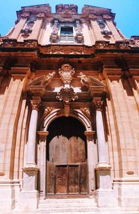 Low angle view of historical building