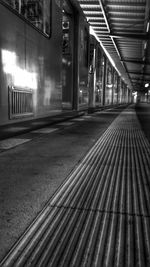 Empty subway station