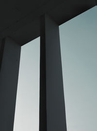 Low angle view of bridge against sky