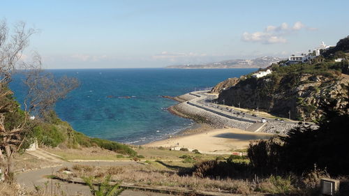 Merkala beach  and corniche tangier morocco