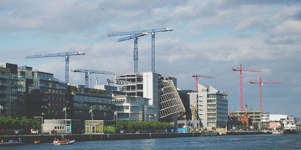 View of city at waterfront