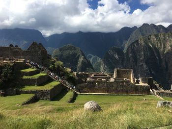 Machu pichu inca ruins